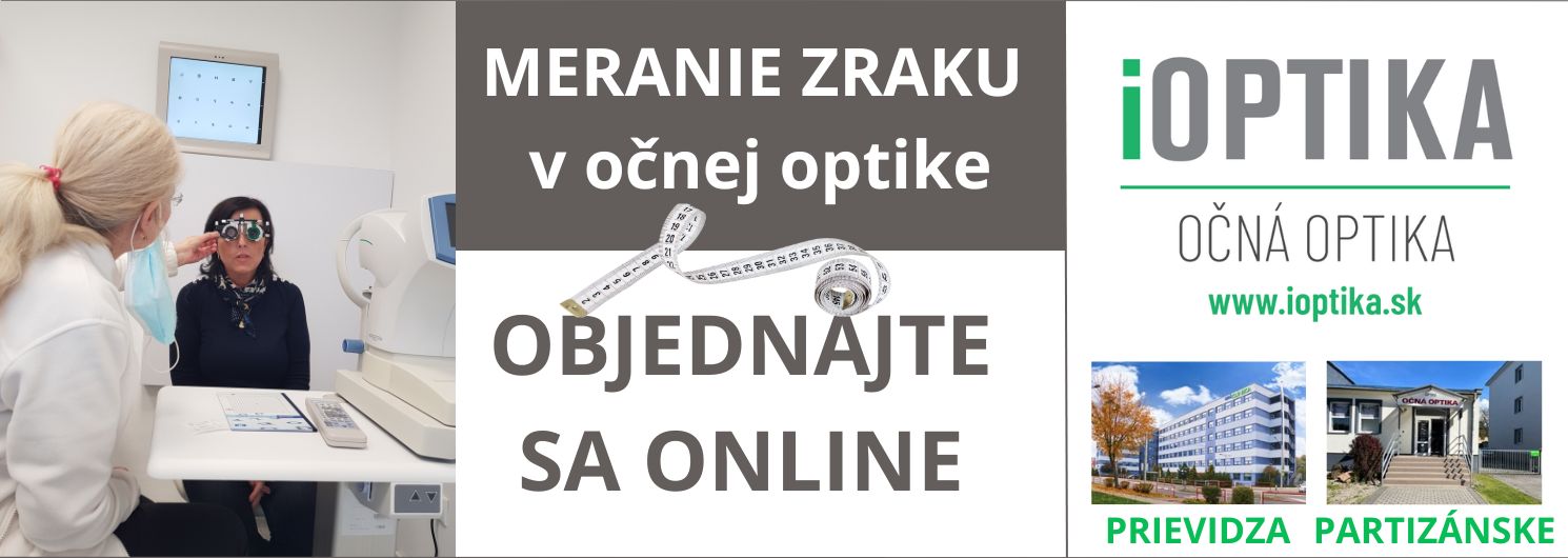 Objednajte sa na meranie zraku v očnej optike iOPTIKA Prievidza, Partizánske