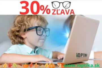 Zľava 30 % na okuliarové šošovky proti modrému svetlu a únave